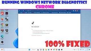 Running Windows Network Diagnostics - Windows 11/10/8/7