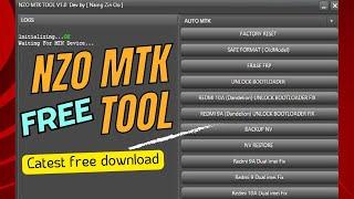 NZO MTK Tool V1.0 2024 Frp Unlocking Tool Latest Version