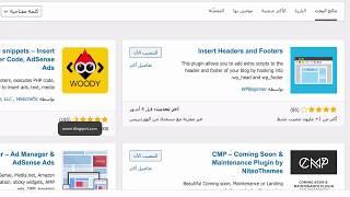 Adding Wordpress Insert Header and Footer Plugin