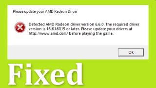 Battlefield 2042 Error Detected AMD Radeon Driver 21.9 Required Driver Version Is 21.20 -Fix