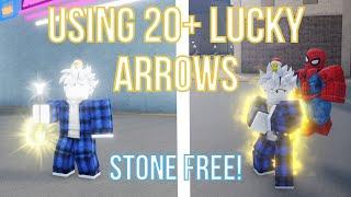 [YBA] Using 20+ Lucky Arrow For The New Update!