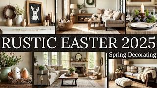 Modern Rustic Farmhouse Easter Decor | Cozy & Chic Spring Decorating Ideas