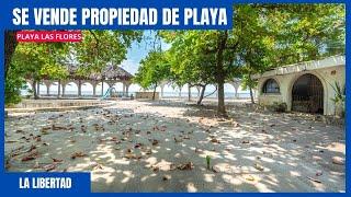 SE VENDE MEDIA MANZANA FRENTE AL MAR Y CERCA DE EL PUERTO DE LA LIBERTAD / Precio de venta $650,000