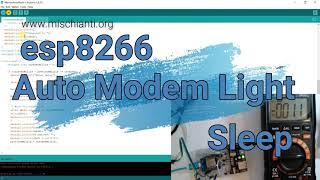 WeMos D1 mini (esp8266) automatic sleep mode