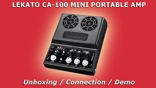 LEKATO CA-100 20W Rechargeable Guitar Amplifer | Unboxing and Demo