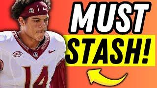 10 Rookies to STASH Before They SMASH (Deep STASHES) | 2024 Dynasty Fantasy Football