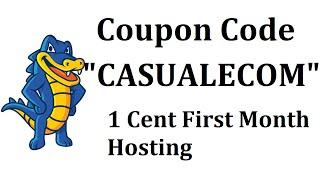 Hostgator Coupon Code 2019 - 1 Cent Hosting Discount Coupon