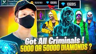 Mottham Mosam! Spinning All New Criminal Bundles in  Free Fire in Telugu