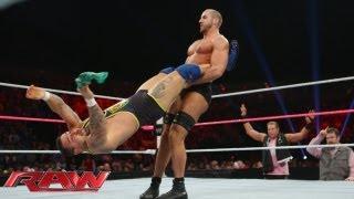 Santino Marella vs. Antonio Cesaro: Raw, Sept. 30, 2013