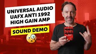 Universal Audio UAFX ANTI 1992 High Gain Amp | Peavey 5150 in a box | How does it sound?