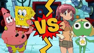 M.U.G.E.N Battles | SpongeBob/Patrick vs Natsumi/Keroro | SpongeBob SquarePants vs Sergeant Keroro