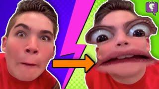 REACTION to INSTAGRAM FILTER Faces! with HobbyFamily