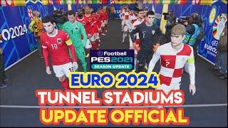 PES 2021 Tunnel EURO 2024 Update Official Stadiums Support Football Life24 v2.0