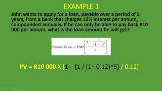 Present Value (PV) of an Ordinary Annuity | Formula with Examples | Time Value of Money