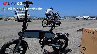 DYU C2 Best small foldable EBike..