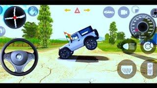 Modified Mahindra White Thar//  // Indian Cars Simulator 3D// Android Gameplay #thar #gaming