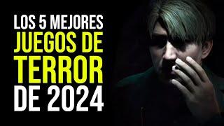 Los 5 MEJORES JUEGOS DE TERROR de 2024