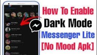 How to enable dark mode on messenger lite ! ( 2025 )  #ayantechnical