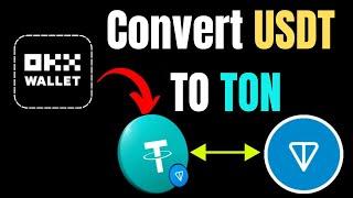 USDT to TON Conversion on OKX Wallet | Easy Step-by-Step Guide