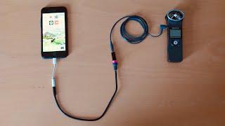 How To Connect The Zoom H1 to an iPhone