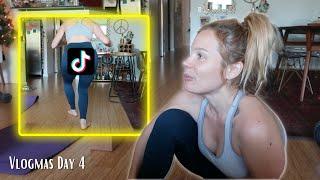 Trying VIRAL TikTok Leggings | Vlogmas Day 4