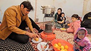 Happiness in the heart of nomads: Gholami's meeting with his nieces