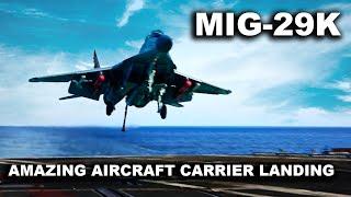 How To Stop MiG-29K Jet At Speed Of 240 Km/h On 90m Long Landing Strip On Russian Aircraft Carrier?