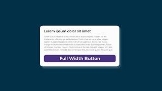 Elementor Full Width Button - How to make a Full Width Button in Elementor | FREE