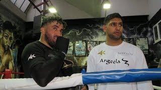 *TOP SECRET* NAZIZI & AMI TRAINING WITH AMIR KHAN LEAKED + NAZ CALLS OUT HIS NEXT OPPONENT!...