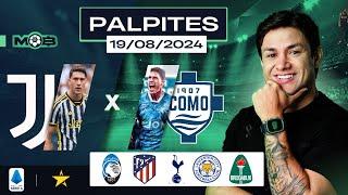 PALPITES DE FUTEBOL PARA O DIA 19 08 2024 + BILHETE PRONTO (SEGUNDOU NO MUNDO BET)