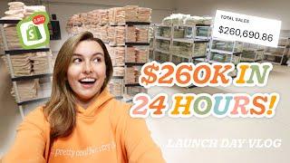STUDIO VLOG #017 // LAUNCH DAY - $260K IN 24 HOURS!!!