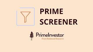 Prime Stock Screener - A powerful DIY stock picking tool explained in - English (2021)