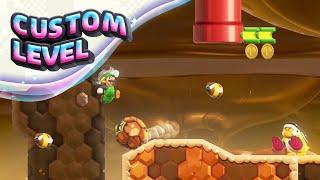 Super Mario Bros. Wonder Custom Level - "Rrrumba Bumble"