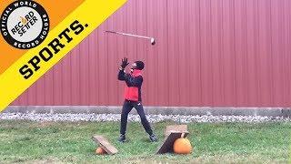 WORLD RECORD GOLF TRICK SHOT!