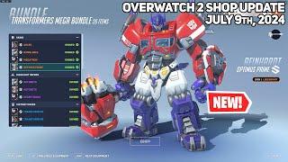 *NEW* TRANSFORMERS COLLAB! Overwatch 2 Shop Update [July 9th, 2024]