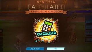 How To Get *FREE* CALCULATED GOAL EXPLOSION on Rocket League!
