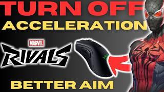 How to Turn Off Mouse Acceleration in Marvel Rivals (Latest Patch) | PC & Console