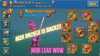 MINI LEAD - MZR Droege is back! - Lords Mobile