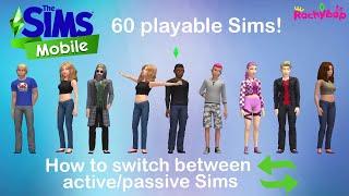 How to switch Sims in The Sims Mobile [Up to 60 playable Sims!]