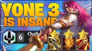 6 Challenger Yone 3 Slices Everything in Seconds (Teamfight Tactics Set 6) | Milk