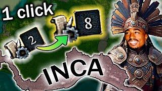1 CLICK 6 TECHS UP Is Totally Not OP lol - EU4 1.37 Inca