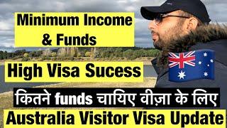 Australia Visitor Visa Update|Minimum Income & Fund Requirements|High Visa Success|Family Ties