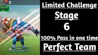 Lords mobile Limited Challenge Bloodlust Stage 6|Grim Wolf Limited Challenge Stage 6