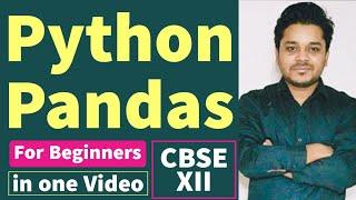 Pandas For Beginners | CBSE | IP | Python Programming | Class 12th