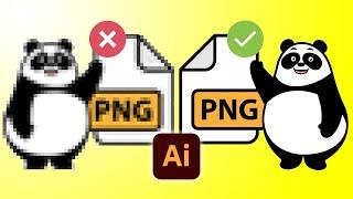 How To Export A High Resolution PNG In Illustrator CC