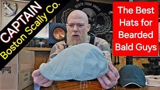 The BEST Hats for Bearded Bald Guys - Boston Scally Co. - 'Captain' Review