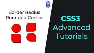 CSS Border Radius | css3 advanced tutorial in hindi | css3 tutorial for beginners