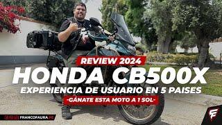 Review and User Experience of the HONDA CB500x in 5 Countries | Win it for only 1 sol