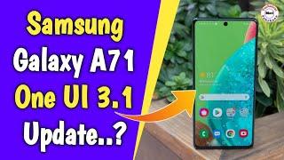 Samsung Galaxy A71 One UI 3.1 Update | #Shorts By Technical Meri Pehchan