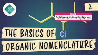 The Basics of Organic Nomenclature: Crash Course Organic Chemistry #2